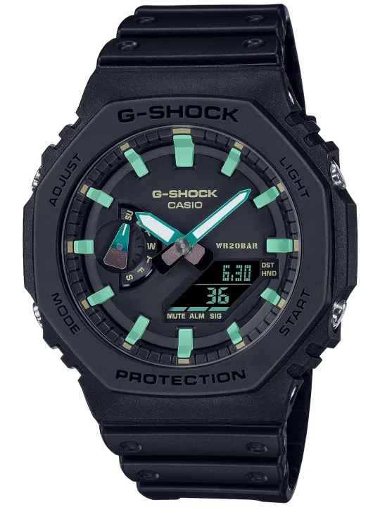 Schwarze Casio G-Shock GA-2100 Uhr