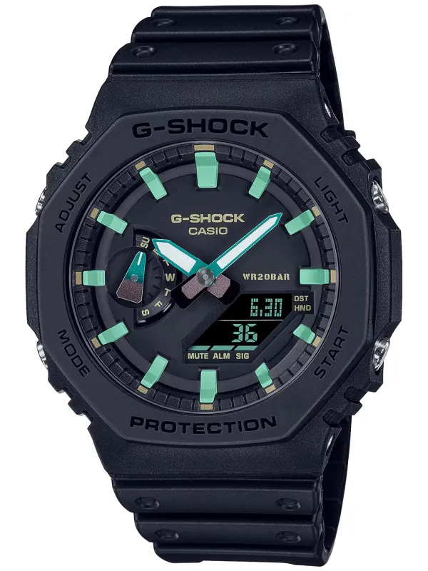 Schwarze Casio G-Shock GA-2100 Uhr
