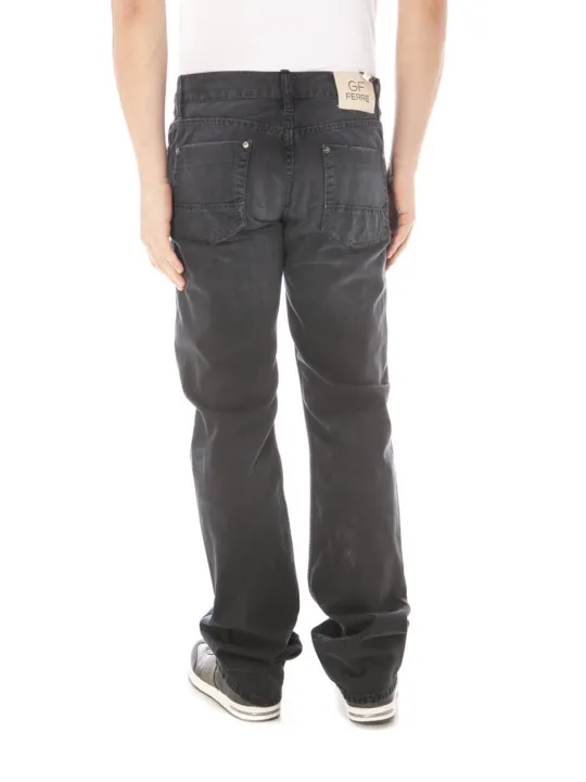 "Gianfranco Ferre Schwarze Komfortjeans – Stil & Bequemlichkeit"