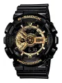 Schwarze und goldene G-Shock Uhr