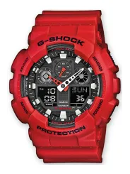 Roten Casio G-Shock Digitaluhr Herren
