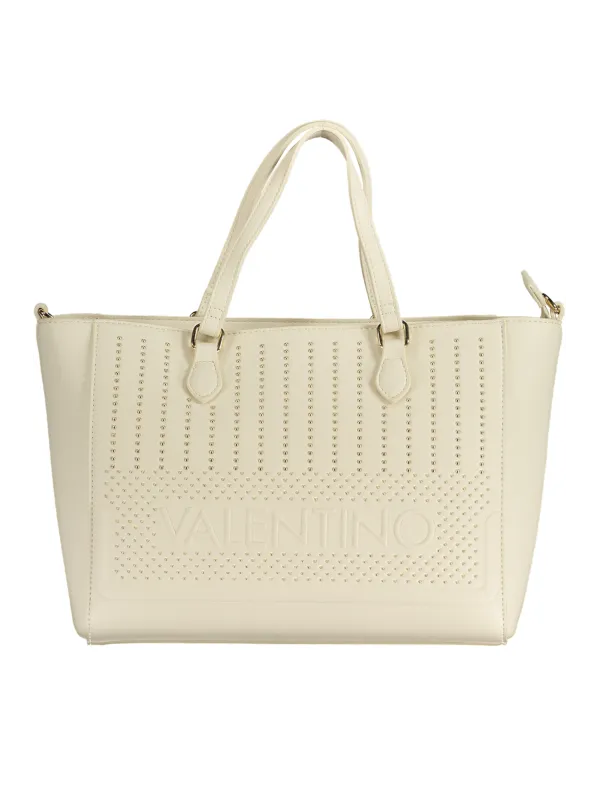 Exklusive Cremefarbene VALENTINO DESIGNER-HANDTASCHE Exklusive Cremefarbene VALENTINO DESIGNER-HANDTASCHE
