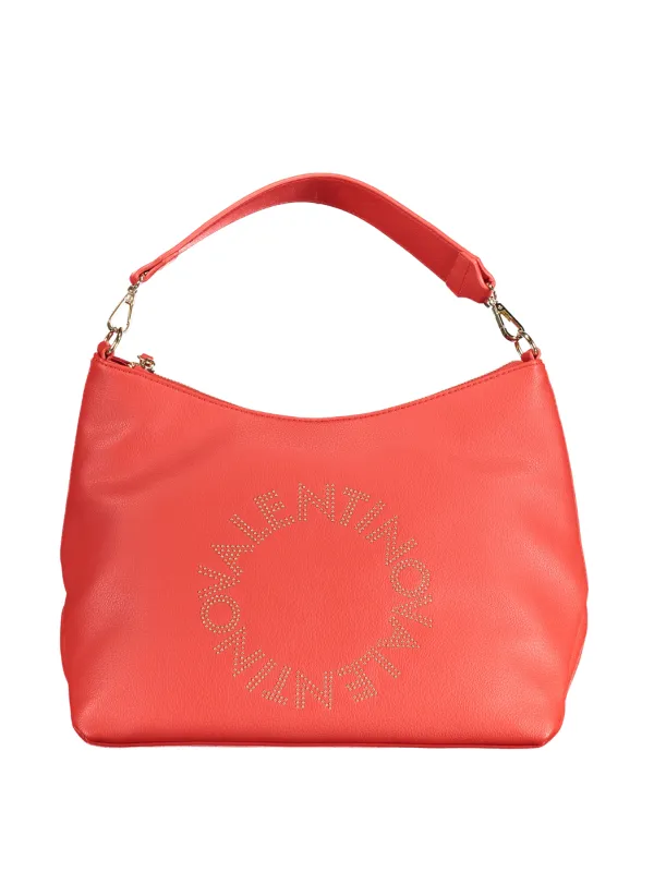 VALENTINO BAGS VBS7CM02 – Rote Ledertasche mit Goldlogo VALENTINO BAGS VBS7CM02 – Rote Ledertasche mit Goldlogo
