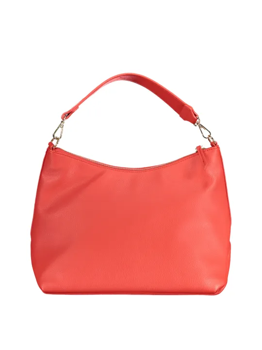 VALENTINO BAGS VBS7CM02 – Rote Ledertasche mit Goldlogo