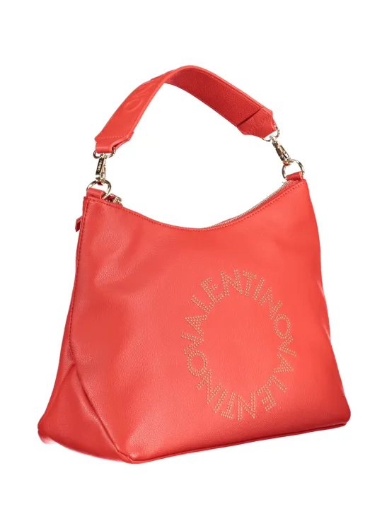 VALENTINO BAGS VBS7CM02 – Rote Ledertasche mit Goldlogo