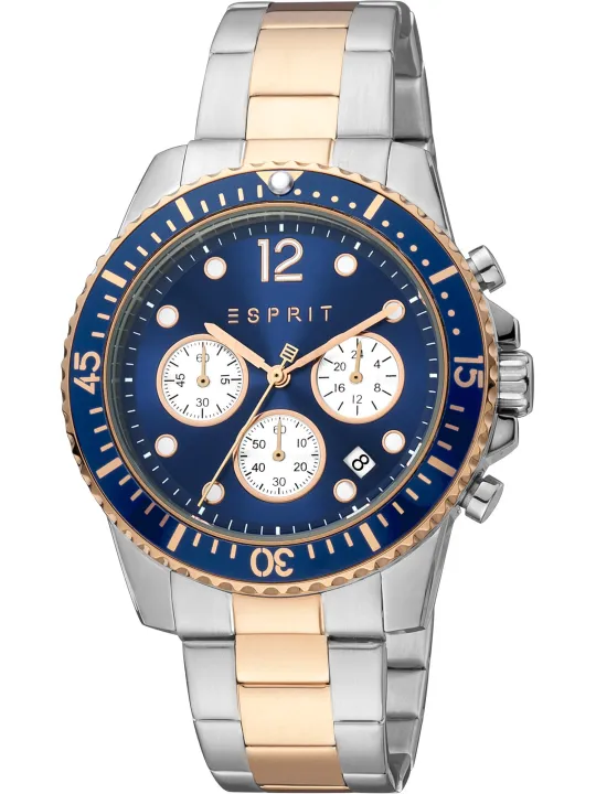 Sportliche Esprit Uhr mit Chronograph