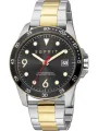 Esprit goldene Edelstahl Damenuhr Grau