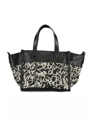 "Desigual Einzelstücke & Seltenheiten im Sale | Desigual Graffiti Lederhandtasche mit verstellbarem Gurt online kaufen"|Planet-Deluxe
