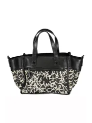 "Desigual Einzelstücke & Seltenheiten im Sale | Desigual Graffiti Lederhandtasche mit verstellbarem Gurt online kaufen"|Planet-Deluxe
