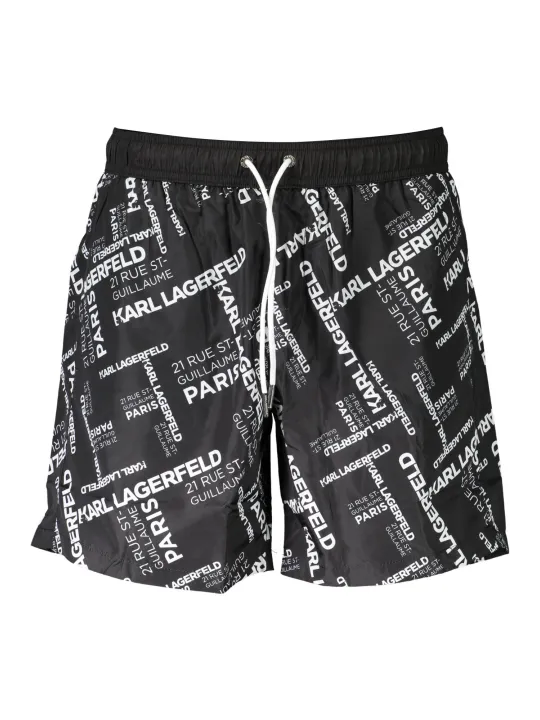 "Karl Lagerfeld Beachwear Badehosen im Sale | Karl Lagerfeld Beachwear KL20MBM08_F72AE87_NEROBLACK online kaufen"|Planet-Deluxe