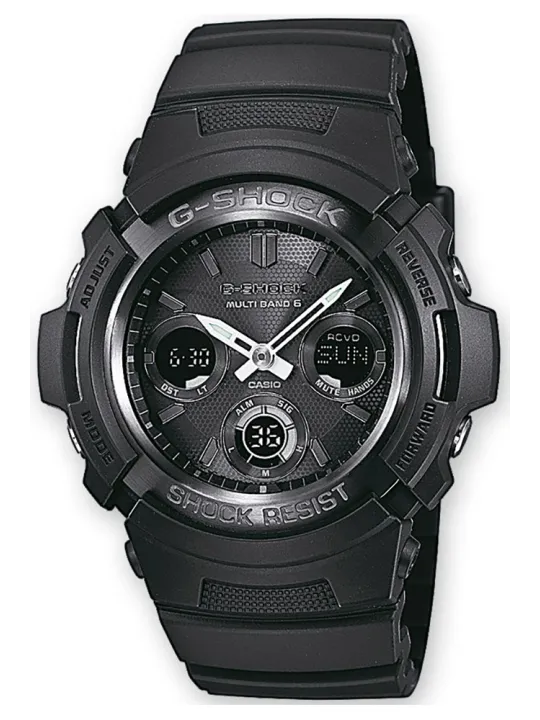 Schwarze Casio Herren Armbanduhr Sport
