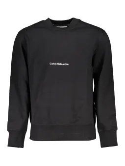 "Calvin Klein Schwarzes Fleece-Sweatshirt – Komfort Pur"