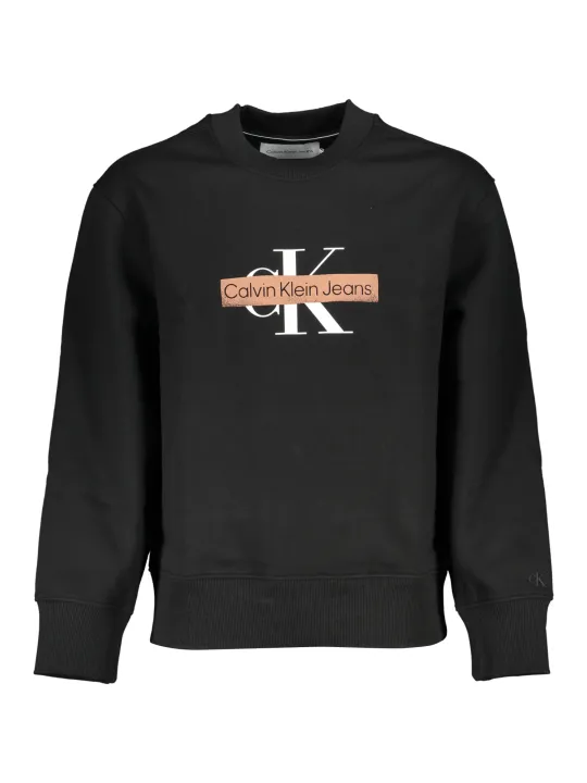 "Calvin Klein Sweatshirts im Sale | Calvin Klein Peach Logo Fleece Sweatshirt online kaufen"|Planet-Deluxe
