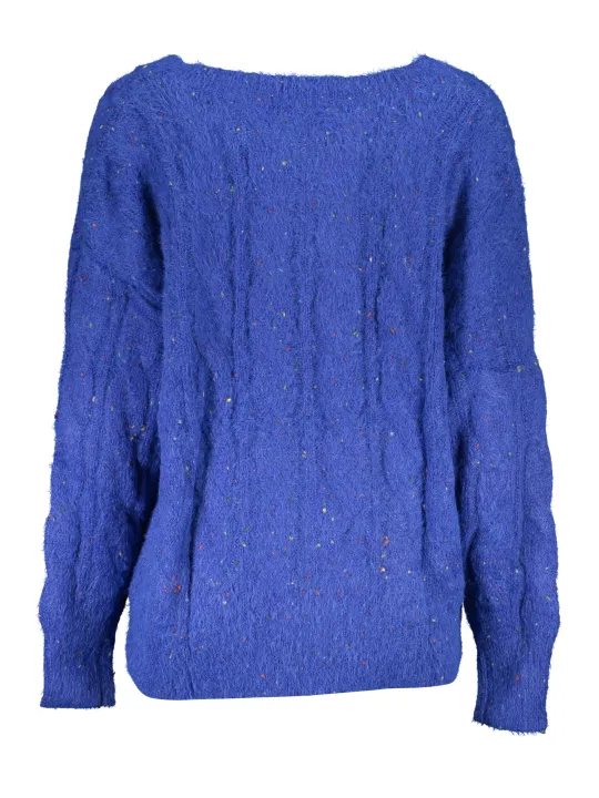 "Desigual Startseite im Sale | DESIGUAL BLAUER DAMENPULLOVER online kaufen"|Planet-Deluxe