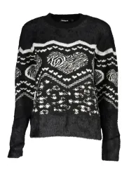 "Desigual Startseite im Sale | DESIGUAL SCHWARZER DAMENPULLOVER online kaufen"|Planet-Deluxe