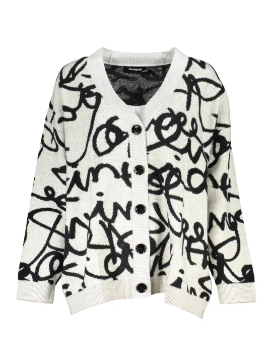 "Desigual Startseite im Sale | DESIGUAL WEISSER DAMEN-CARDIGAN online kaufen"|Planet-Deluxe