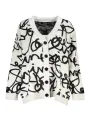 "Desigual Startseite im Sale | DESIGUAL WEISSER DAMEN-CARDIGAN online kaufen"|Planet-Deluxe