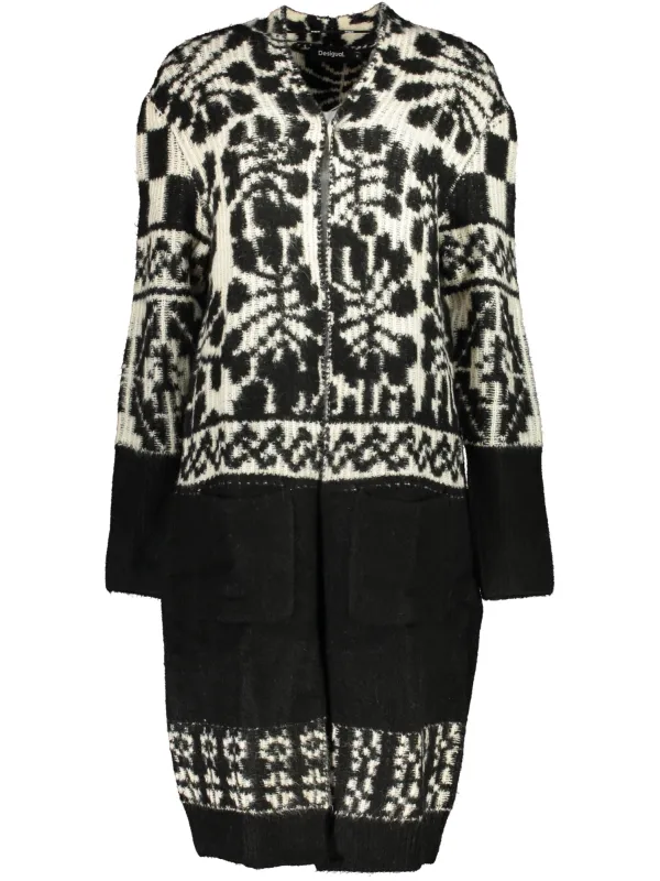 "Desigual Jacken im Sale | Desigual Stilvoller Mantel mit Kontrastdetails und Taschen online kaufen"|Planet-Deluxe
