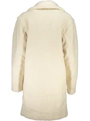 "Desigual Jacken im Sale | Desigual Creme Schäfermantel aus Schafleder online kaufen"|Planet-Deluxe