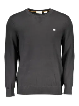 "Zeitloser Timberland Bio-Pullover Nero - Nachhaltiger Stil"