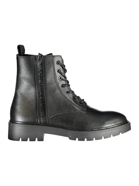 "Calvin Klein Stiefeletten im Sale | Calvin Klein Urban Leder Stiefeletten mit Reißverschluss online kaufen"|Planet-Deluxe