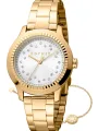 Goldene Esprit Damenuhr mit Diamanten
