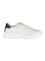 "Calvin Klein Weiße Leder-Sneakers mit Kontrastdetails"