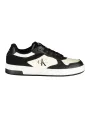 "Calvin Klein Herren Sneaker: Stilvoll in Schwarz-Weiß-Grau"