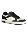 "Calvin Klein Herren Sneaker: Stilvoll in Schwarz-Weiß-Grau"