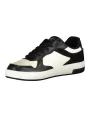 "Calvin Klein Herren Sneaker: Stilvoll in Schwarz-Weiß-Grau"