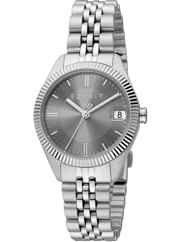 Graue Esprit Uhr mit Stahlarmband Graue Esprit Uhr mit Stahlarmband