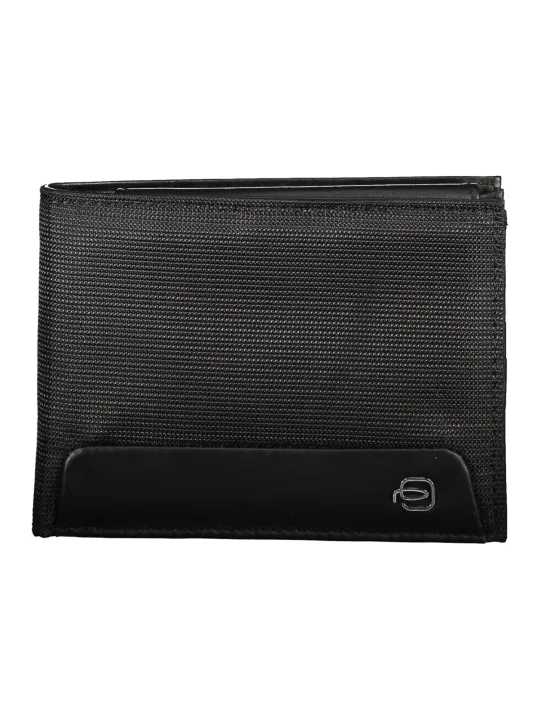 "PIQUADRO Brieftaschen im Sale | PIQUADRO Nachhaltig RFID-Brieftasche Schwarz online kaufen"|Planet-Deluxe