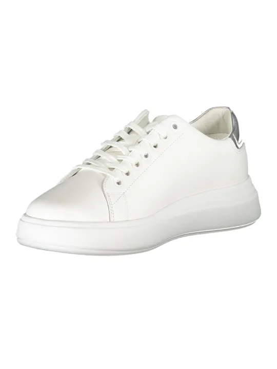 "Calvin Klein Sneakers im Sale | Calvin Klein Weiß Silber Sneaker Recycelt Komfort Stil online kaufen"|Planet-Deluxe