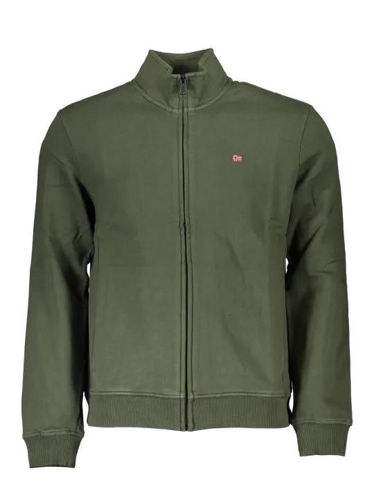 "Napapijri Startseite im Sale | NAPAPIJRI GRÜNES REISSVERSCHLUSS-SWEATSHIRT FÜR HERREN online kaufen"|Planet-Deluxe