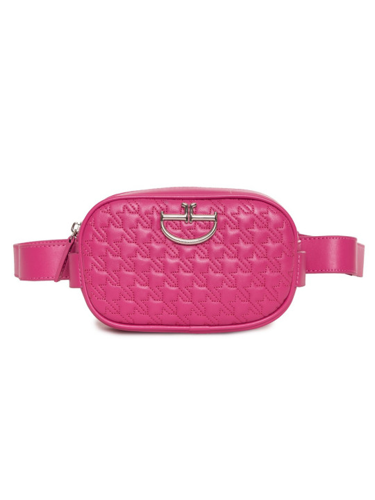 Quilted rosa Leder Gürteltasche Lamarthe