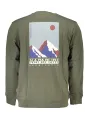 "Napapijri Sweatshirts im Sale | NAPAPIJRI GRÜNES HERREN-SWEATSHIRT MIT REISSVERSCHLUSS online kaufen"|Planet-Deluxe