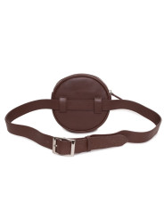 Braun Leder U-Tasche Umhängetasche