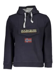 "Napapijri Sweatshirts im Sale | Napapijri Fleece Hoodie mit Halbreißverschluss und Brusttasche online kaufen"|Planet-Deluxe