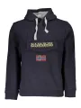 "Napapijri Sweatshirts im Sale | Napapijri Fleece Hoodie mit Halbreißverschluss und Brusttasche online kaufen"|Planet-Deluxe