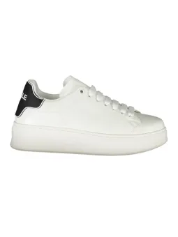 Gaelle Paris Stilvolle Weiße Leder-Sneakers für Damen