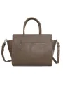 Braune Ledertasche mit Schulterriemen