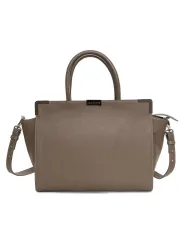 Braun Leder Handtasche mit Trägern