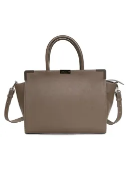 Braun Leder Handtasche mit Trägern