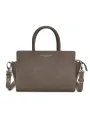 Braun Lederhandtasche Lamarthe Paris elegant