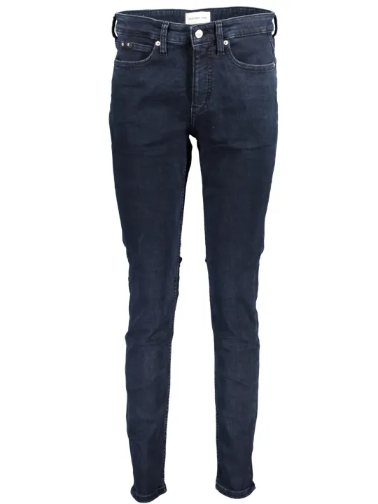 "Calvin Klein Jeans im Sale | Calvin Klein Damen Röhrenjeans Blau-Grau online kaufen"|Planet-Deluxe