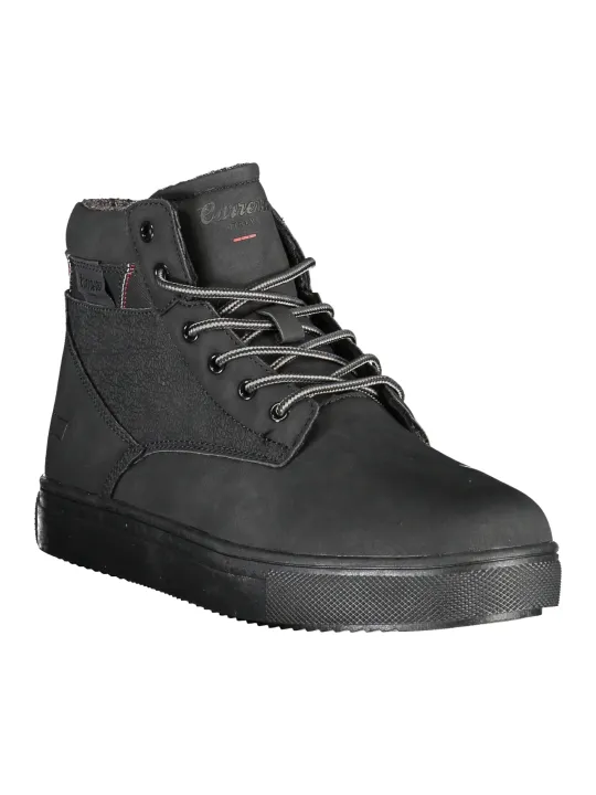 "Carrera Herren Stiefelette Schwarz-Rot: Stilvoll & Robust"