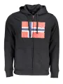 "NORWAY 1963 Sweatshirts im Sale | Nordic Fleece Hoodie - Schwarz mit Norwegen-Flagge Design online kaufen"|Planet-Deluxe