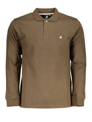 "U.S. GRAND POLO Poloshirts im Sale | US GRAND POLO LANGÄRMELIGES POLOSHIRT FÜR HERREN BRAUN online kaufen"|Planet-Deluxe