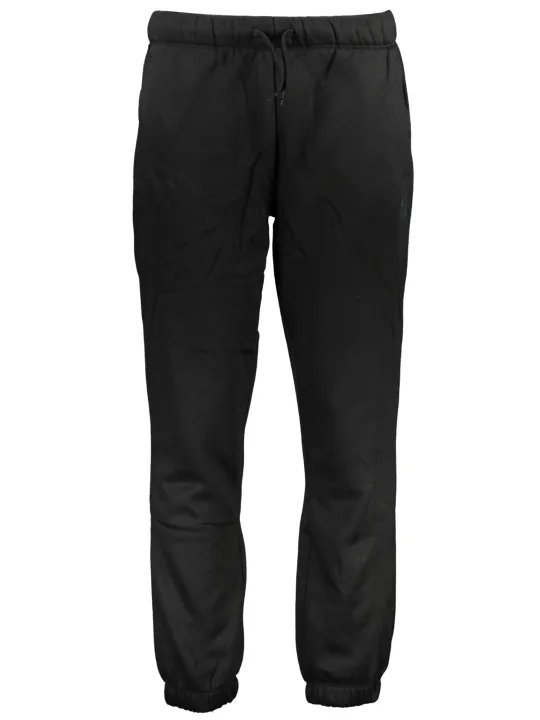GIAN MARCO VENTURI: Schwarze Fleece-Sporthose, Komfort pur