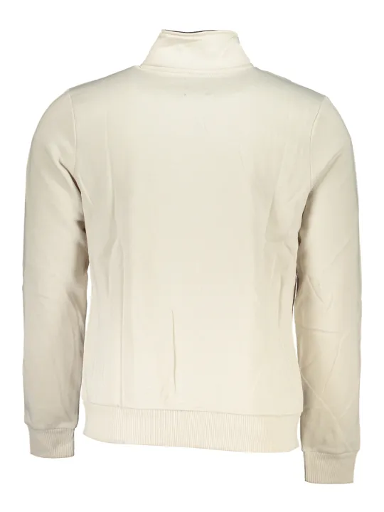"GIAN MARCO VENTURI Sweatshirts im Sale | Weißes Herren-Sweatshirt mit Reißverschluss von Gian Marco Venturi online kaufen"|Planet-Deluxe